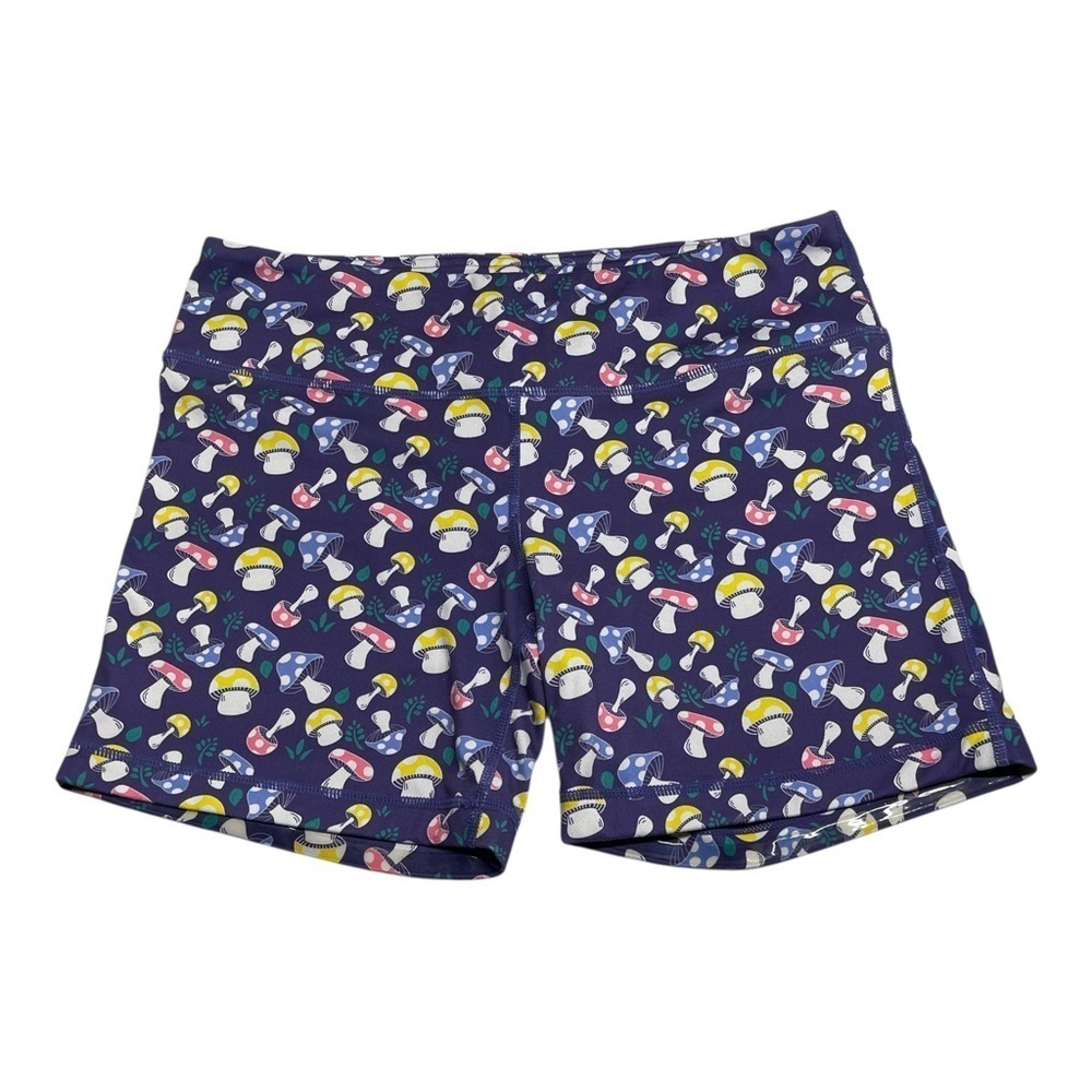 I Am Becoming IMB No Ride Workout 5” Inseam Shorts Purple Mushroom Women’s M(8)